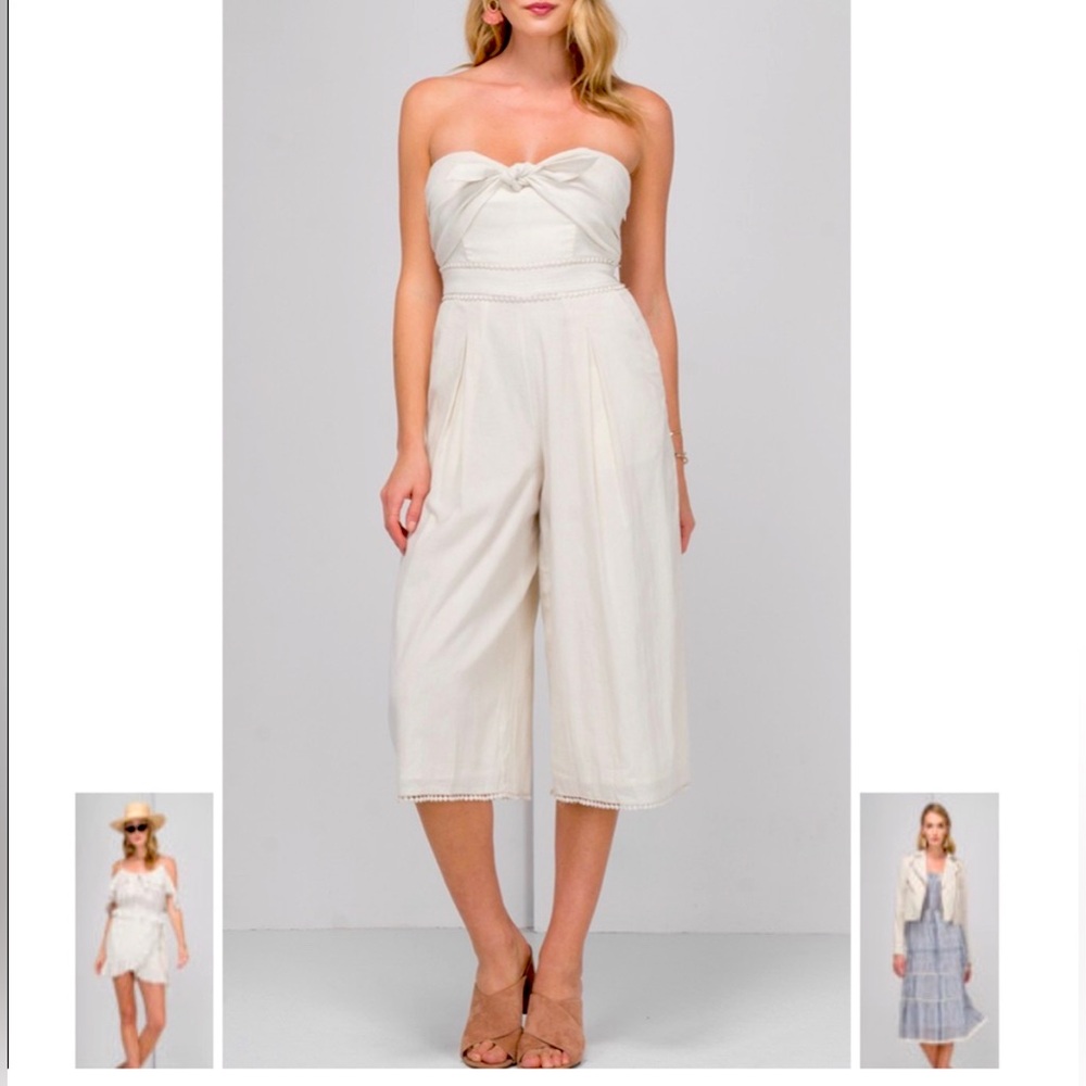 Greylin Vera linen jumpsuit NWT